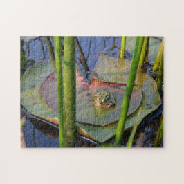 カエルのポートレート ジグソーパズル