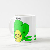 カエルのマグカップ コーヒーマグカップ (正面左)