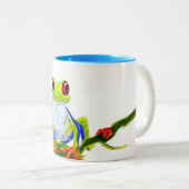 カエルのマグカップ ツートーンマグカップ (正面右)