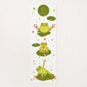 カエルのヨガポーズ ヨガマット (裏面)