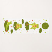 カエルのヨガポーズ ヨガマット (正面(横))