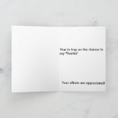 カエルのライ感謝していンド感謝していことわざ... - カスタマイズプレゼン サンキューカード (内部)