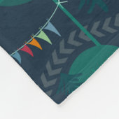 カエルのレースカーが子どもたちを駆パーソナライズされた動 フリースブランケット (角)