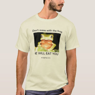 カエルのワイシャツによって台なしにしないで下さい Tシャツ