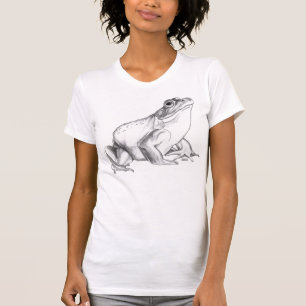 カエルのワイシャツのウシガエルの芸術のTシャツのカッコいいのカエルのギフト Tシャツ