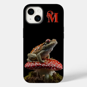 カエルの上に座るマッシュルームコテージコア Case-Mate iPhone 14ケース