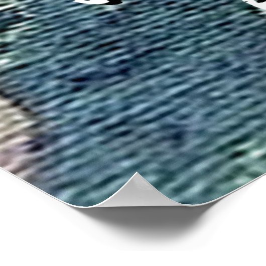 カエルの上に ポスター (角)