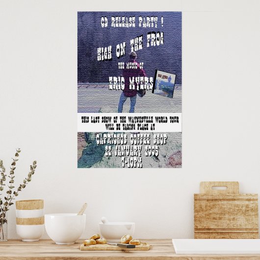 カエルの上に ポスター (キッチン)