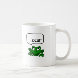 カエルの借方か信用のマグ コーヒーマグカップ