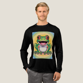 カエルの優しい笑顔 トライブレンドTシャツ
