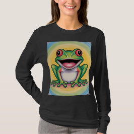 カエルの優しい笑顔 Tシャツ