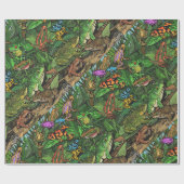 カエルの包装紙 ラッピングペーパー (フラット)