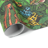 カエルの包装紙 ラッピングペーパー (ロールコーナー)