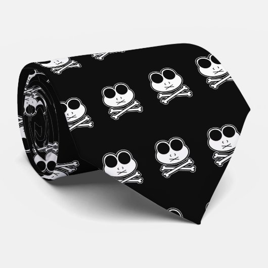 カエルの十字骨 ネクタイ (ロール)