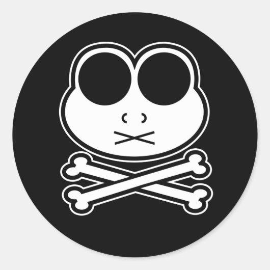 カエルの十字骨 ラウンドシール (正面)