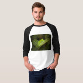 カエルの反射の野球のワイシャツ Tシャツ (正面フル)