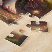 カエルの可愛いピクシー ジグソーパズル (側面)