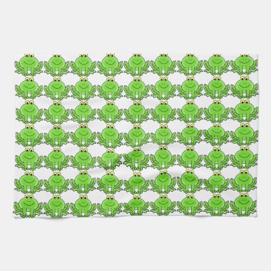 カエルの台所タオル キッチンタオル (横)