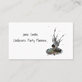 カエルの名刺を持つボーイレインフェアリー 名刺