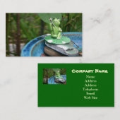 カエルの名刺 名刺 (正面/裏面)