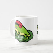 カエルの命 コーヒーマグカップ (正面左)