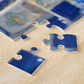 カエルの噴水 ジグソーパズル (側面)