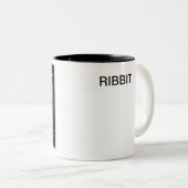 カエルの囁くもの-マグ ツートーンマグカップ (正面右)