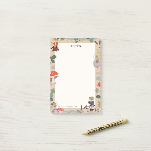 カエルの国 ポストイット (デスク上)