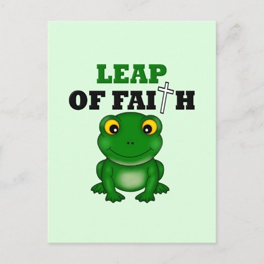 カエルの大飛躍 ポストカード (正面)