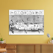 カエルの実験 キャンバスプリント (インサイチュ (リビング))