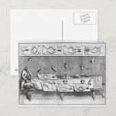 カエルの実験 ポストカード (正面/裏面)