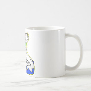 カエルの息苦しい鳥は決してあきらめません コーヒーマグカップ