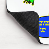 カエルの息苦しい鳥は決してあきらめません マウスパッド (コーナー)