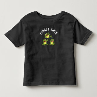 カエルの愛好家が楽しむ ユニークで面白いカエルグッズ 子ども向け トドラーTシャツ