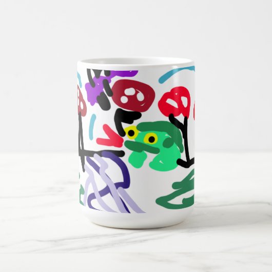 カエルの愛 コーヒーマグカップ (中央)