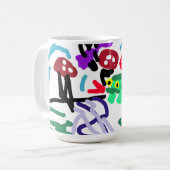 カエルの愛 コーヒーマグカップ (正面左)