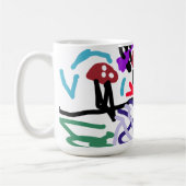 カエルの愛 コーヒーマグカップ (左)