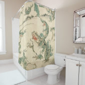 カエルの戦い – 河鍋暁斎 シャワーカーテン (インサイチュ)