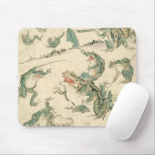 カエルの戦い – 河鍋暁斎 マウスパッド (マウス)