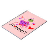 カエルの新しいママのプレゼント ノートブック (左側)