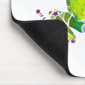 カエルの春の緑 マウスパッド (コーナー)