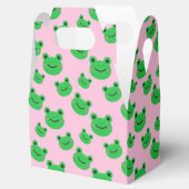 カエルの最初の誕生日パーティクロークグリーングリッター フェイバーボックス (オープン)