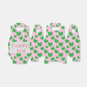 カエルの最初の誕生日パーティクロークグリーングリッター フェイバーボックス (折り畳みなし)