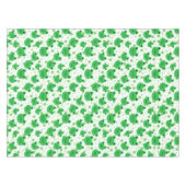 カエルの最初の誕生日p'パーティーフロギーグリーンドット テーブルクロス (正面(横))