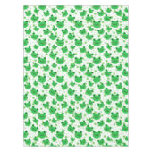 カエルの最初の誕生日p'パーティーフロギーグリーンドット テーブルクロス (正面)