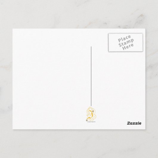 カエルの木のはがきをゴルディ ポストカード (裏面)