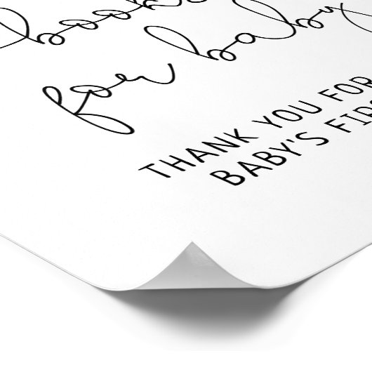 カエルの本でベビーポスターを読む ポスター (角)