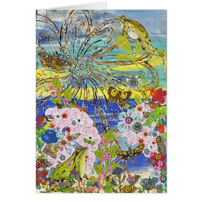 カエルの楽園カード (正面)