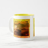 カエルの水リリユアヴィンティ美しい 感動的 ツートーンマグカップ (正面左)