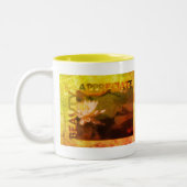 カエルの水リリユアヴィンティ美しい 感動的 ツートーンマグカップ (左)